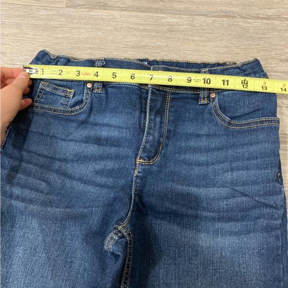 Jordache Classic Blue Bootcut Jeans with Subtle Fading Adjustable Waist Size 18 - Picture 10 of 14